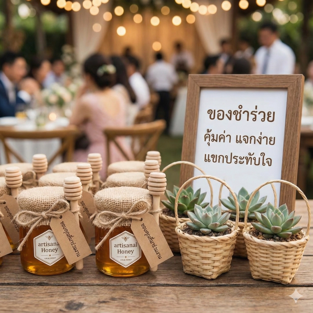 ของชำร่วย คุ้มค่า แจกง่าย แขกประทับใจ